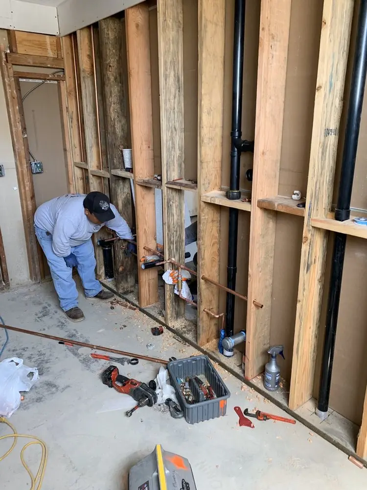 Commercial rough-in plumbing for Gas Line Repair in North Kannapolis
